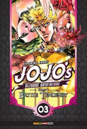 Capa de Jojo's Bizarre Adventure Parte 2: Battle Tendency Vol. 3, Panini
