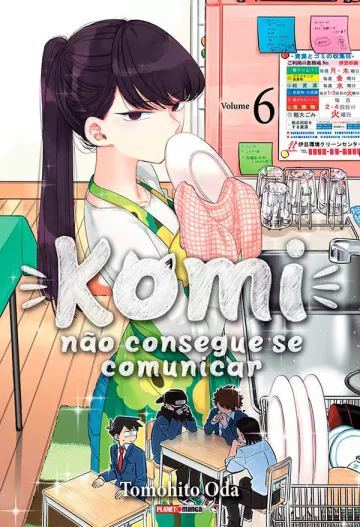 Capa de Komi Não Consegue Se Comunicar Vol. 6, Panini