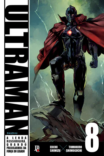 Capa de Ultraman #08, Editora JBC