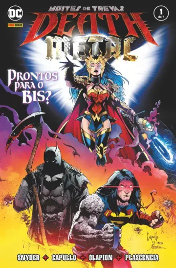 Capa de Noites De Trevas: Death Metal Vol. 1, Panini