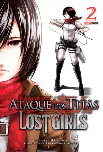Capa de Ataque Dos Titãs: Lost Girls Vol. 2, Panini