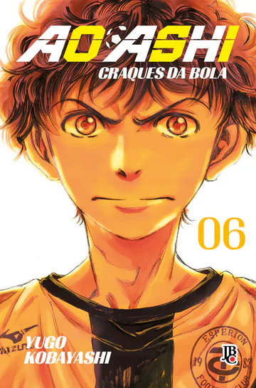 Capa de Ao Ashi - Craques da Bola #06, Editora JBC