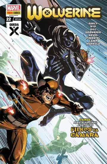 Capa de Wolverine (2022) Vol. 22, Panini