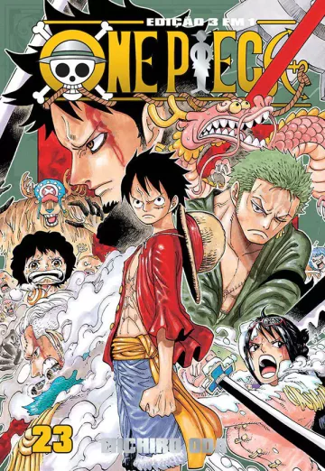 Capa de One Piece 3 Em 1 Vol. 23, Panini