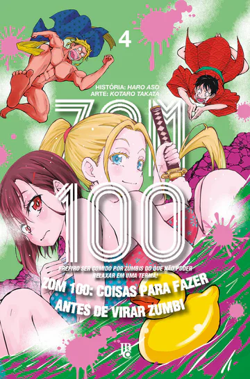 Capa de Zom 100 #04, Editora JBC
