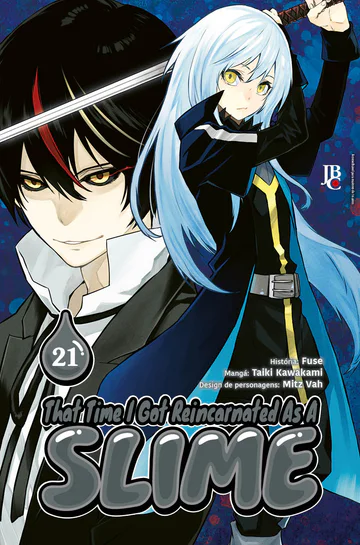 Capa de That Time I Got Reincarnated as a Slime #21, Editora JBC