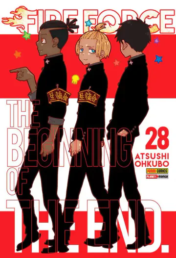 Capa de Fire Force Vol. 28, Panini