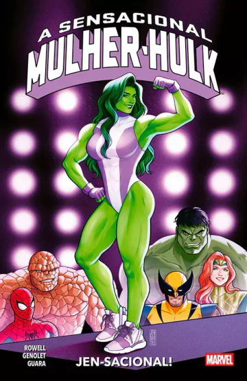 Capa de A Sensacional Mulher-Hulk (2025) Vol. 1, Panini