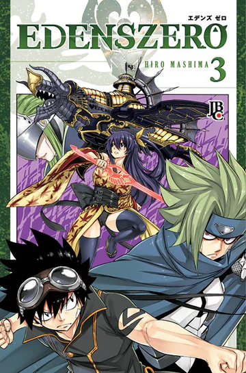 Capa de Edens Zero #03, Editora JBC