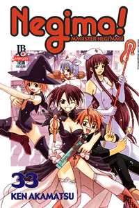 Capa de Negima #33, Editora JBC