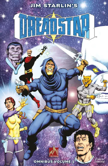 Capa de Dreadstar Omnibus — Volume 1, Mythos Editora