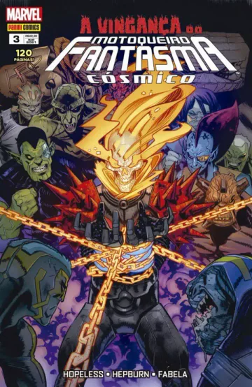 Capa de Motoqueiro Fantasma Cósmico Vol. 3, Panini