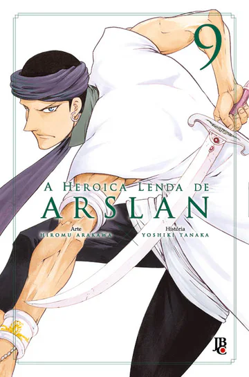 Capa de A Heroica Lenda de Arslan #09, Editora JBC
