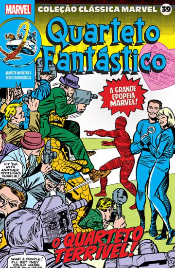 Capa de Coleção Clássica Marvel Vol. 39 - Quarteto Fantástico Vol. 8, Panini