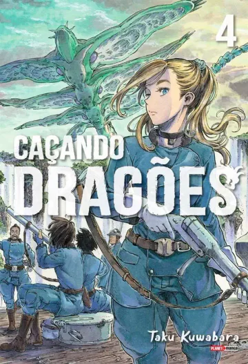 Capa de Caçando Dragões Vol. 4, Panini