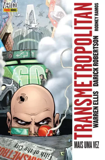 Capa de Transmetropolitan Vol. 6, Panini
