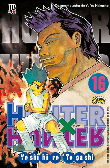Capa de Hunter X Hunter #16, Editora JBC
