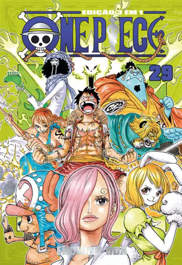 Capa de One Piece 3 Em 1 Vol. 29, Panini