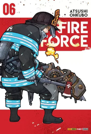 Capa de Fire Force Vol. 6, Panini