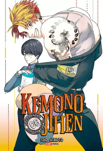 Capa de Kemono Jihen - Incidentes Sobrenaturais Vol. 8, Panini