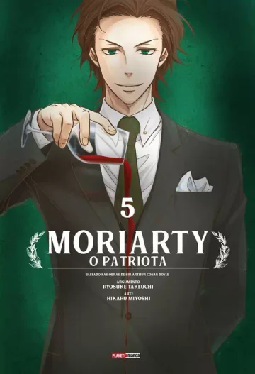 Capa de Moriarty: O Patriota Vol. 5, Panini