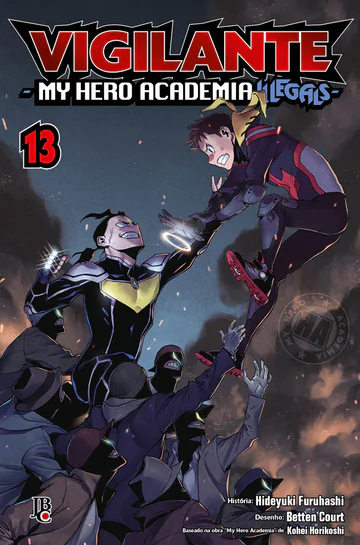 Capa de Vigilante: My Hero Academia Illegals #13, Editora JBC
