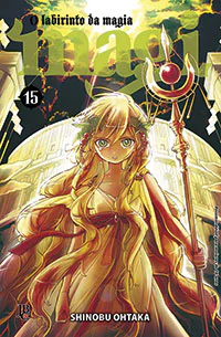 Capa de Magi - O Labirinto da Magia #15, Editora JBC