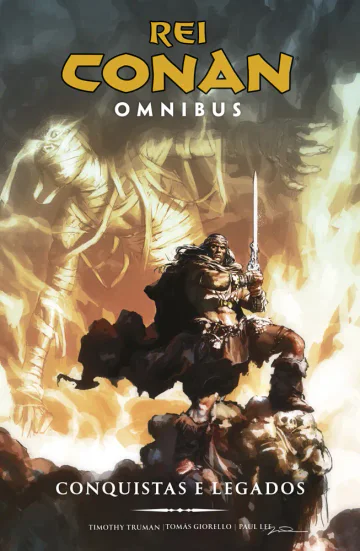 Capa de Rei Conan Omnibus — Conquistas e Legados, Mythos Editora
