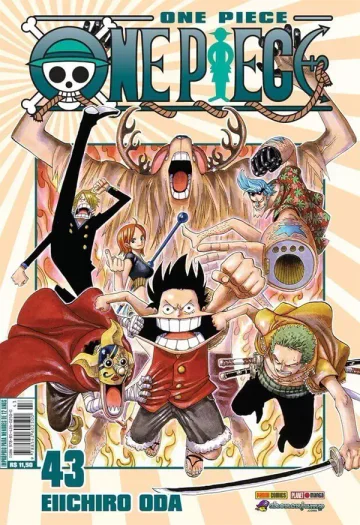 Capa de One Piece Vol. 43, Panini