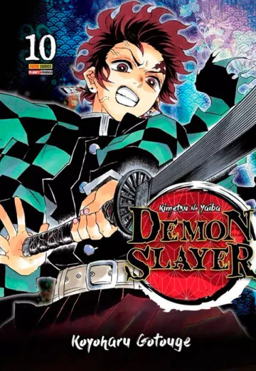 Capa de Demon Slayer - Kimetsu No Yaiba Vol. 10, Panini