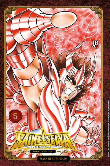 Capa de Cavaleiros do Zodíaco Saint Seiya Final Edition #05, Editora JBC