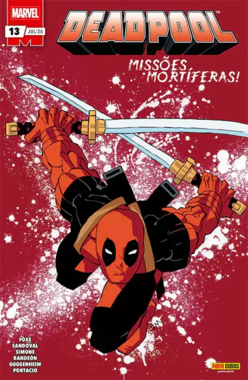 Capa de Deadpool (2025) 13, Panini