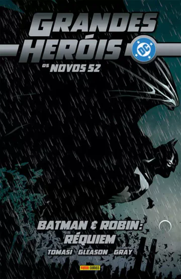 Capa de Grandes Heróis DC: Os Novos 52 Vol. 43 - Batman & Robin: Réquiem, Panini