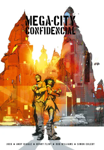 Capa de Mega-City Confidencial — Volume 1, Mythos Editora