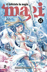 Capa de Magi - O Labirinto da Magia #13, Editora JBC