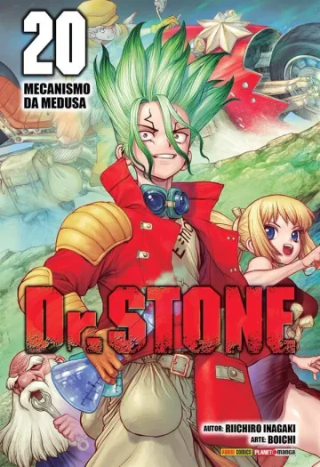 Capa de Dr. Stone Vol. 20, Panini