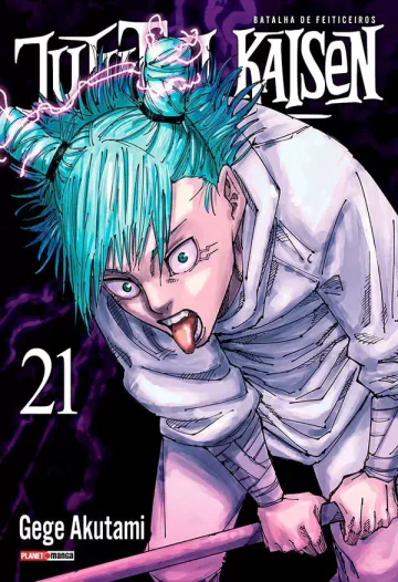Capa de Jujutsu Kaisen: Batalha De Feiticeiros Vol. 21, Panini