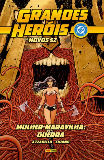Capa de Grandes Heróis DC: Os Novos 52 Vol. 33 - Mulher-Maravilha: Guerra, Panini