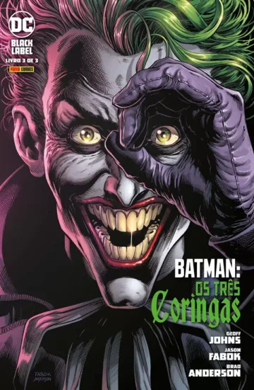 Capa de Batman: Os Três Coringas Vol. 3, Panini