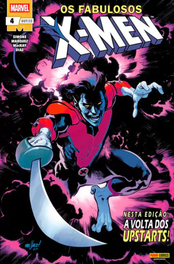 Capa de Os Fabulosos X-Men (2025) 04, Panini