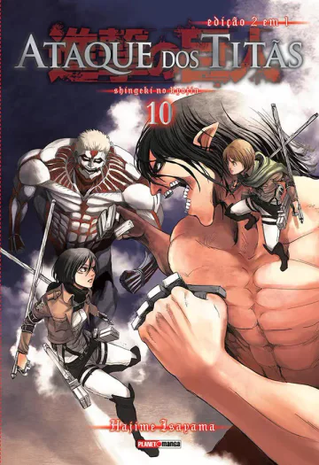 Capa de Ataque Dos Titãs (2 Em 1) Vol. 10, Panini
