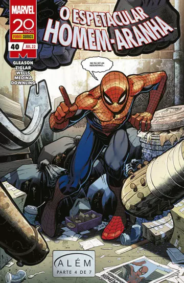 Capa de O Espetacular Homem-Aranha Vol. 40, Panini