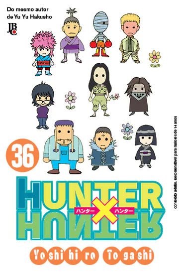 Capa de Hunter x Hunter #36, Editora JBC