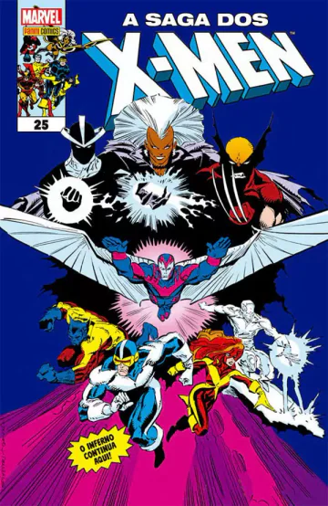 Capa de A Saga Dos X-Men Vol. 25, Panini