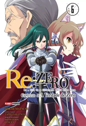 Capa de Re: Zero Capitulo 3 - A Verdade De Zero Vol. 6, Panini