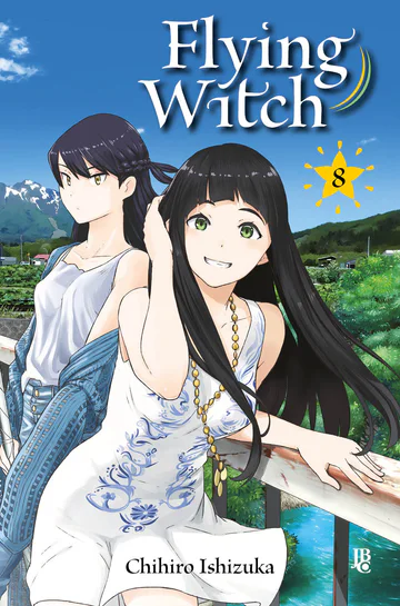 Capa de Flying Witch #08, Editora JBC