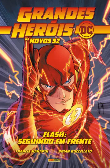Capa de Grandes Heróis DC: Os Novos 52 Vol. 7 - Flash: Seguindo Em Frente, Panini