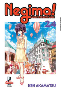 Capa de Negima #24, Editora JBC