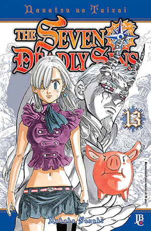 Capa de The Seven Deadly Sins #13, Editora JBC