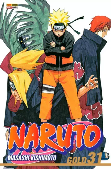 Capa de Naruto Gold Vol. 31, Panini